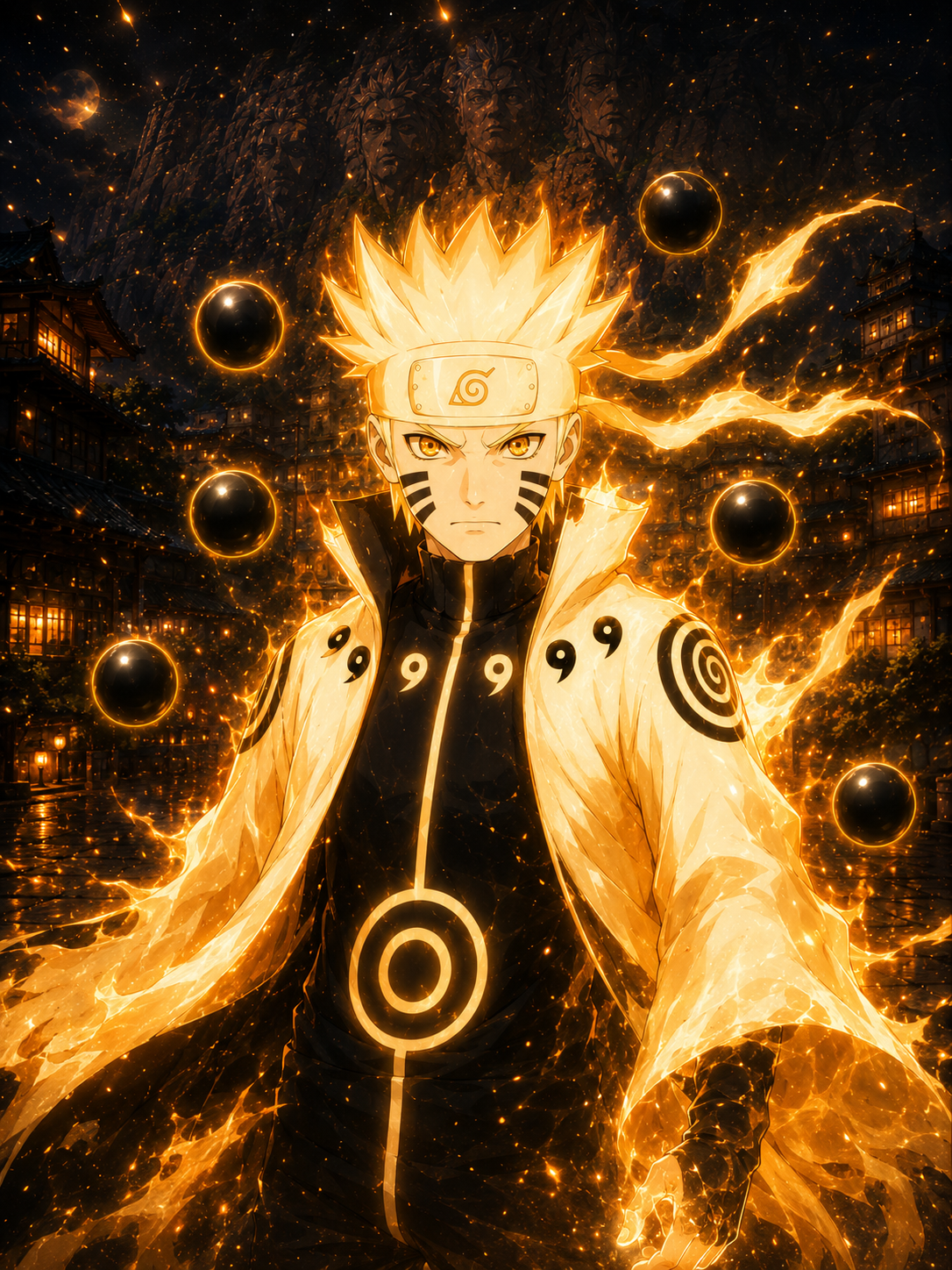 Naruto Six Paths Jinchuriki Chakra Mode